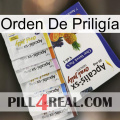 Orden De Priligía 11